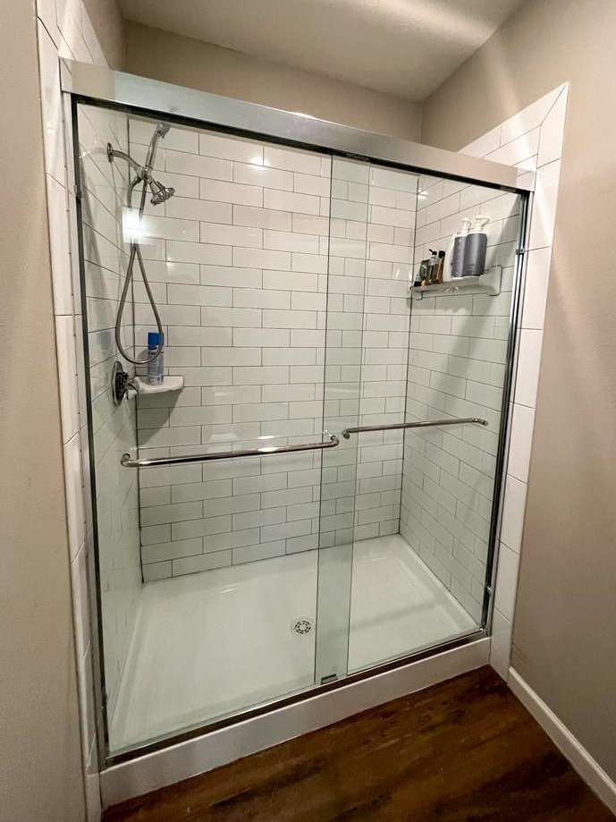 bypass sliding shower door 11