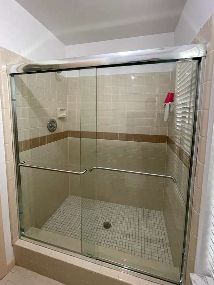 bypass sliding shower door 9